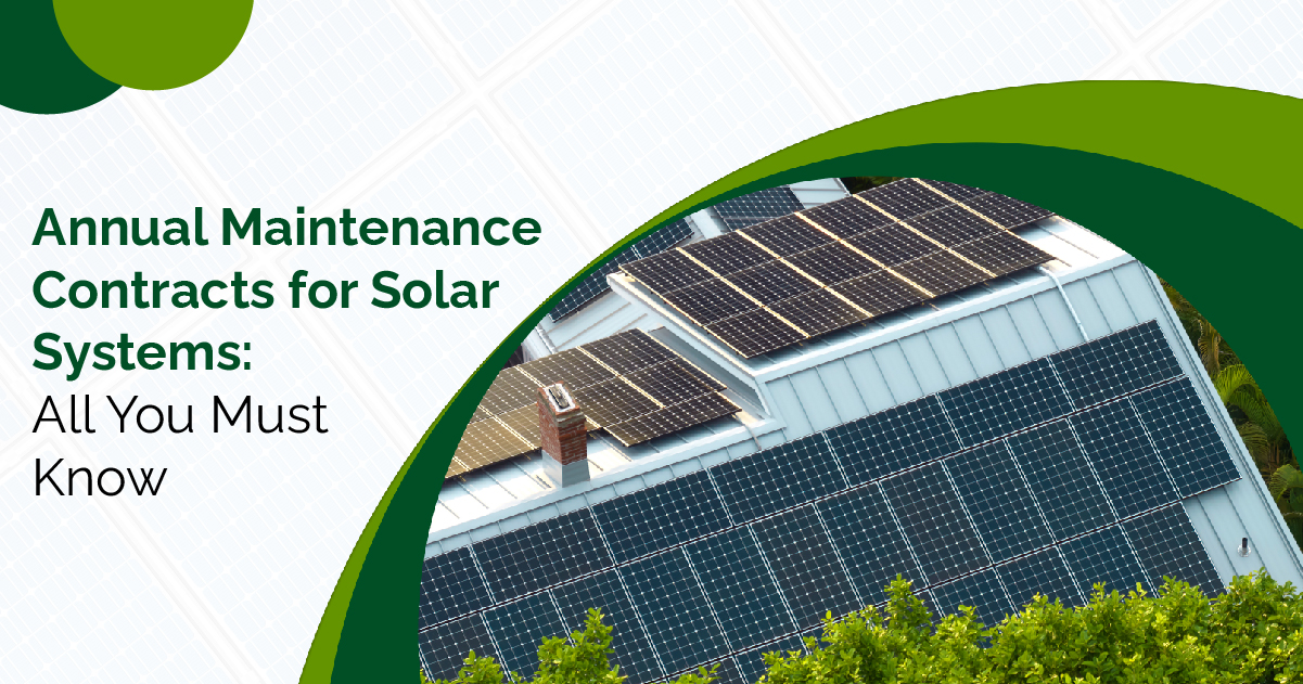 Annual Maintenance Contracts for Solar