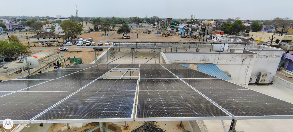 SBI Branch Solar Plant Installation by the top Solar EPC company–Megamax Solar Solutions