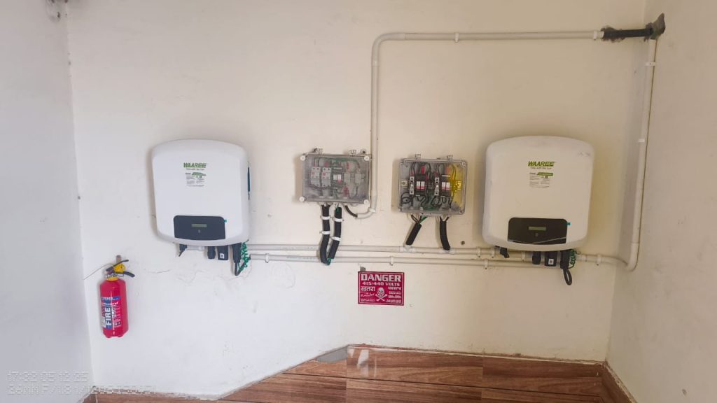 Wiring and Inverter Installation in Solar Installation Process