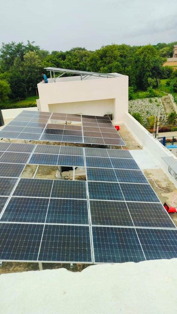 40kW Solar Plant Installation at Customer Location