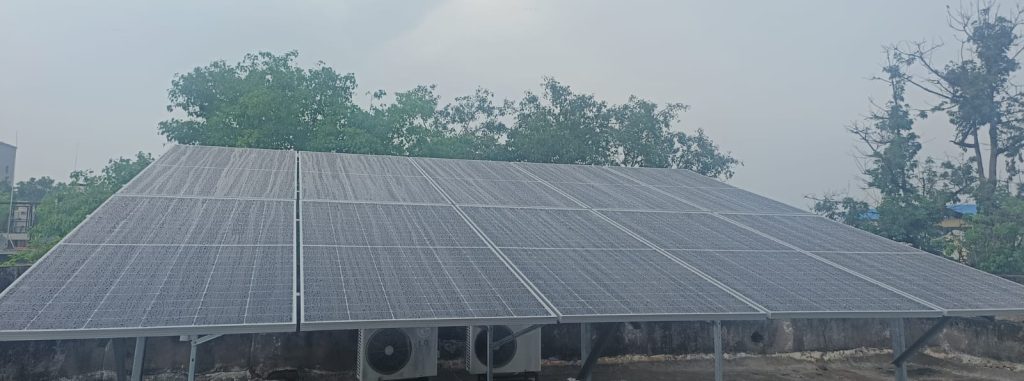 Solar Plant Installation in SBI Branch in Okhla by Megamax Solar–the Top Solar EPC Company in Delhi NCR